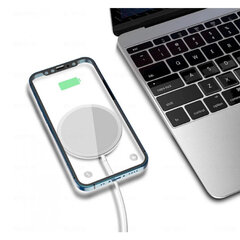 Магнитное зарядное устройство для Apple iPhone 12/12 mini/12 Pro/12 Pro Max, 15 Вт цена и информация | Зарядные устройства для телефонов | 220.lv