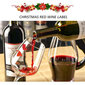3D Ziemassvētku figūriņas vīna glāzēm, glāzēm, krūzēm cena un informācija | Ziemassvētku dekorācijas | 220.lv