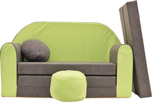 Izvelkamais dīvāns, 98x58 cm, zaļš cena un informācija | Sēžammaisi, klubkrēsli, pufi bērniem | 220.lv