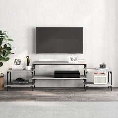 TV skapītis vidaXL, 197x35x52 cm, pelēks цена и информация | Тумбы под телевизор | 220.lv