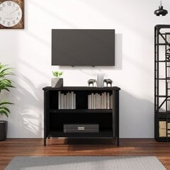 TV skapītis ar durvīm vidaXL, 60x35x45 cm, melns cena un informācija | TV galdiņi | 220.lv