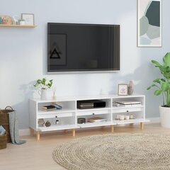 TV skapītis vidaXL, 150x30x44,5 cm, balts cena un informācija | TV galdiņi | 220.lv