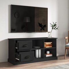 TV skapītis vidaXL, 102x35,5x47,5 cm, melns cena un informācija | TV galdiņi | 220.lv