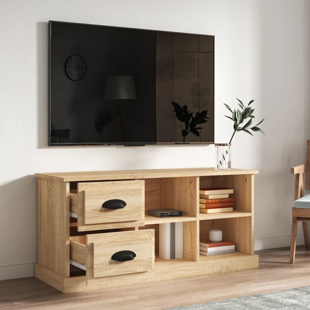 TV skapītis vidaXL, 102x35,5x47,5 cm, brūns цена и информация | TV galdiņi | 220.lv