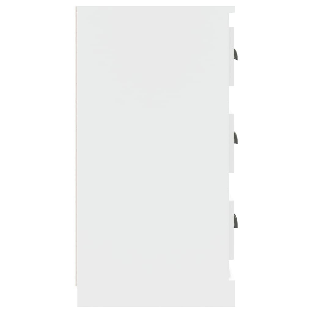 Kumode vidaXL, 70x35,5x67,5 cm, balts cena un informācija | Skapīši viesistabai | 220.lv