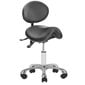 Profesionāls kosmetologa krēsls 1025 GIOVANNI segli, ar regulējamu sēdekļa leņķi un atzveltni, melns cena un informācija | Mēbeles skaistumkopšanas saloniem | 220.lv