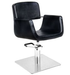 Profesionāls frizieru krēsls CUBA/HELSINKI, melns cena un informācija | Mēbeles skaistumkopšanas saloniem | 220.lv