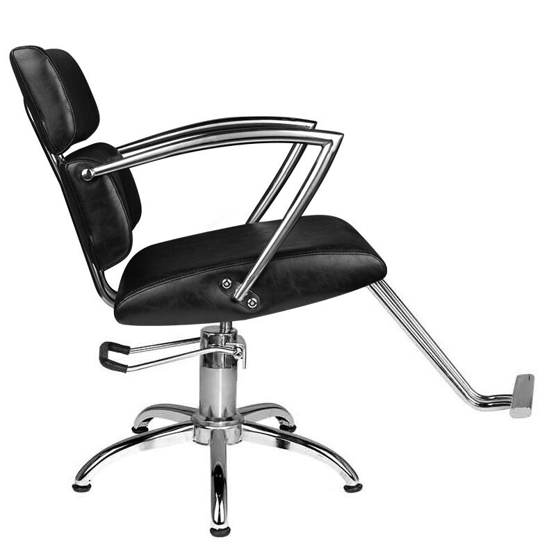 Profesionāls hidrauliskais frizieru krēsls HAIR SYSTEM SM362-1, melns cena un informācija | Mēbeles skaistumkopšanas saloniem | 220.lv