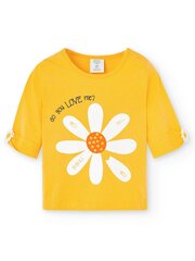 BOBOLI Daisy Print Limone 520236736 цена и информация | Рубашки для девочек | 220.lv