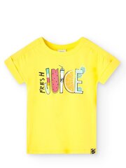 BOBOLI Letters And Fruits Combined Yellow 520237154 цена и информация | Рубашки для девочек | 220.lv