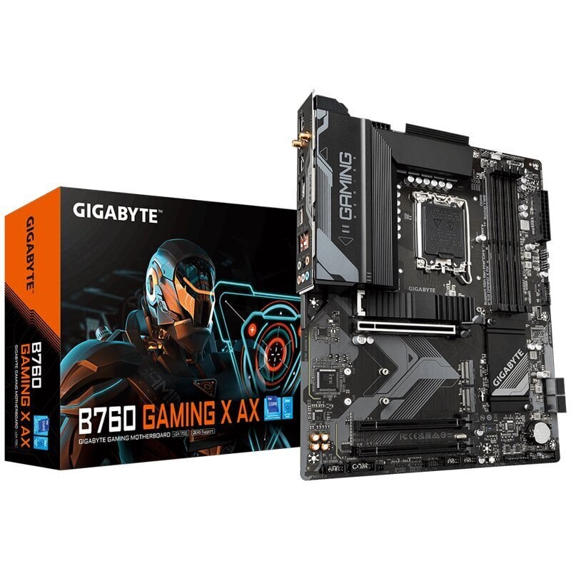 Mātesplate Gigabyte B760 GAMING X AX 256 MB cena un informācija | Mātesplates | 220.lv