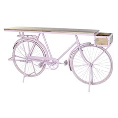 Тумба DKD Home Decor Велосипед 180 x 41 x 94 cm Светло Pозовый Железо Древесина манго цена и информация | Столы-консоли | 220.lv