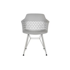 Обеденный стул DKD Home Decor Металл Светло-серый полипропилен (57 x 57 x 80,5 cm) цена и информация | Стулья для кухни и столовой | 220.lv