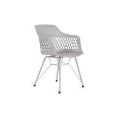 Обеденный стул DKD Home Decor Металл Светло-серый полипропилен (57 x 57 x 80,5 cm) цена и информация | Стулья для кухни и столовой | 220.lv