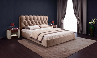 Gulta Impire Luxury, 140x200 cm, brūna цена и информация | Кровати | 220.lv