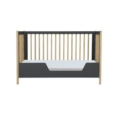 Bērnu gultiņa Oceane Evolutive Cannes 60 x 120 cm melna cena un informācija | Zīdaiņu gultas | 220.lv