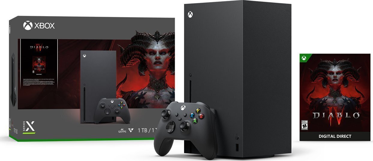 Игровая Приставка Microsoft Xbox Series X 1 TB + Diablo IV Цена.