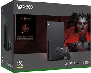 Microsoft Xbox Series X 1 TB + Diablo IV cena un informācija | Spēļu konsoles | 220.lv