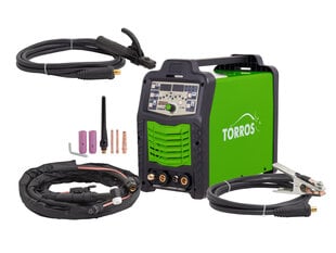 Инвертор TORROS TIG200 Pulse AC/DC цена и информация | Сварочные аппараты, паяльники | 220.lv