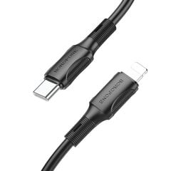 Borofone Cable BX80 Succeed - Type C to Lightning - PD 20W 1 metre black цена и информация | Кабели для телефонов | 220.lv