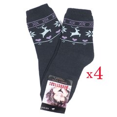 Женские махровые носки 5003-3 (4 пары) цена и информация | Женские носки | 220.lv
