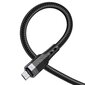 Borofone Cable BU35 Influence - USB to Micro USB - 2,4A 1,2 m, black cena un informācija | Kabeļi un vadi | 220.lv