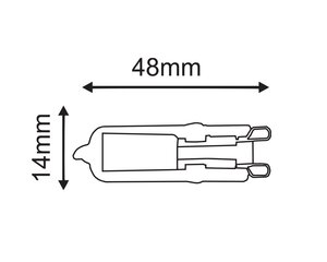 Светодиодная лампа GTV G9 COB 2.5W 3000K цена и информация | Лампочки | 220.lv