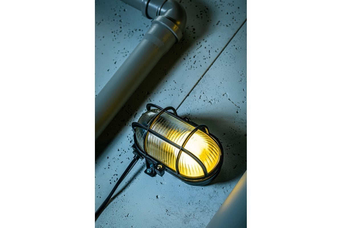 GTV sienas lampa Sanguesa, melna OS-KAY060-10 цена и информация | Sienas lampas | 220.lv