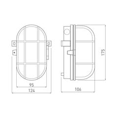 GTV sienas lampa Sanguesa, melna OS-KAY060-10 цена и информация | Настенные светильники | 220.lv