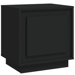 vidaXL naktsgaldiņš, melns, 44x35x45 cm, inženierijas koks цена и информация | Прикроватные тумбочки | 220.lv