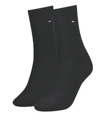 Tommy Hilfiger женские носки 2 пары в упаковке, черный 39-42 907170742 цена и информация | Женские носки | 220.lv