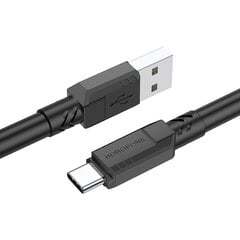 Borofone Cable BX81 Goodway - USB to Type C - 3A 1 metre black цена и информация | Кабели для телефонов | 220.lv