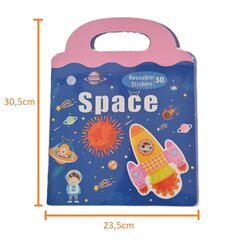 Магнитные наклейки для детей, Space stickers цена и информация | Развивающие игрушки | 220.lv