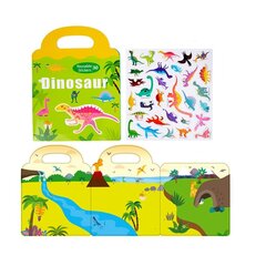 Магнитные наклейки для детей, Dinosaur stickers цена и информация | Развивающие игрушки | 220.lv