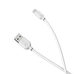 Borofone Cable BX14 LinkJet - USB to Micro USB - 2,4A 3 metres white цена и информация | Кабели для телефонов | 220.lv