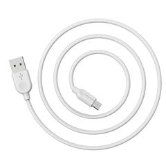 Borofone Cable BX14 LinkJet - USB to Micro USB - 2,4A 3 metres white цена и информация | Кабели для телефонов | 220.lv