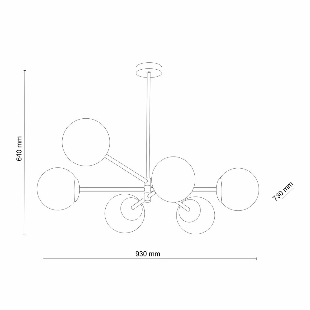 Micadoni Home piekaramā lampa Altair цена и информация | Lustras | 220.lv