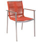 Krēsls Greemotion Boston, sarkans cena un informācija | Dārza krēsli | 220.lv