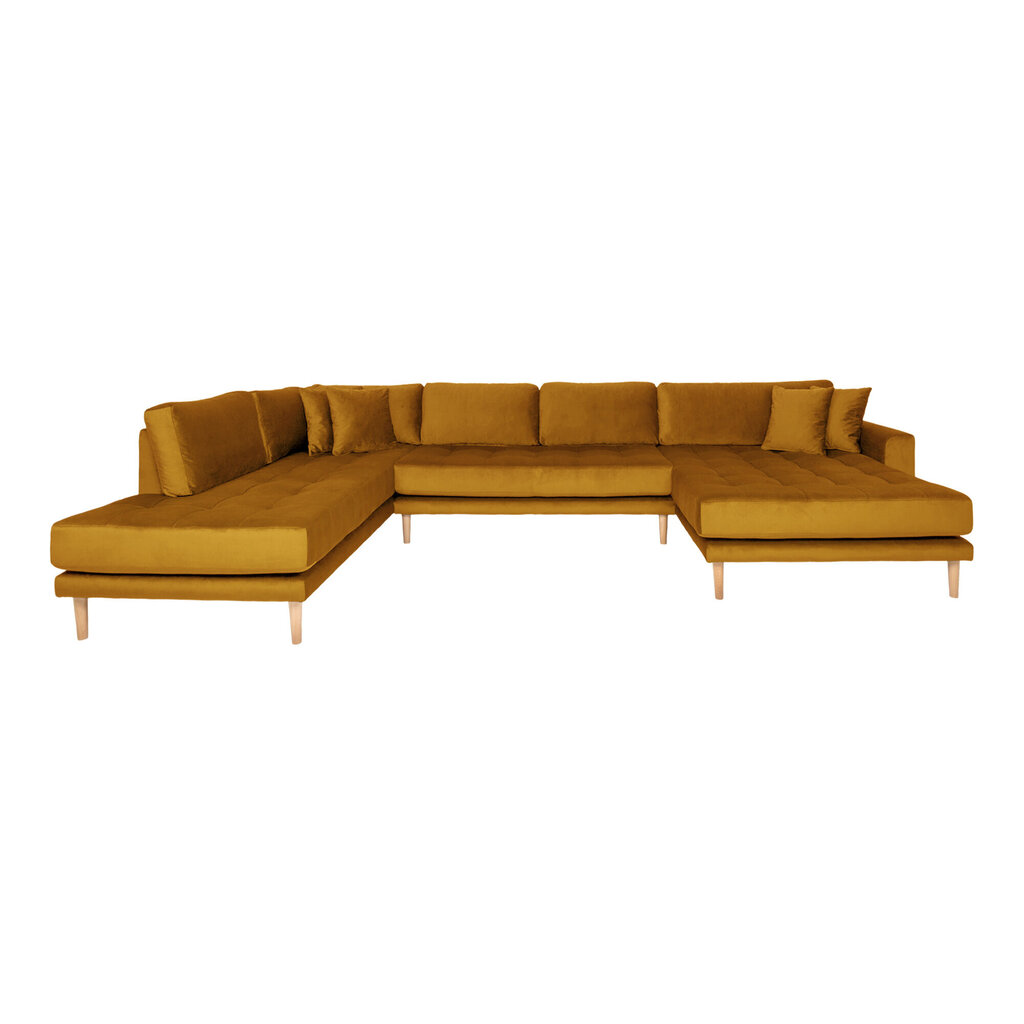 Stūra dīvāns House Nordic Lido, dzeltens cena un informācija | Stūra dīvāni | 220.lv