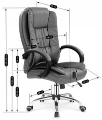 Biroja krēsls Halmar Relax, melns цена и информация | Офисные кресла | 220.lv