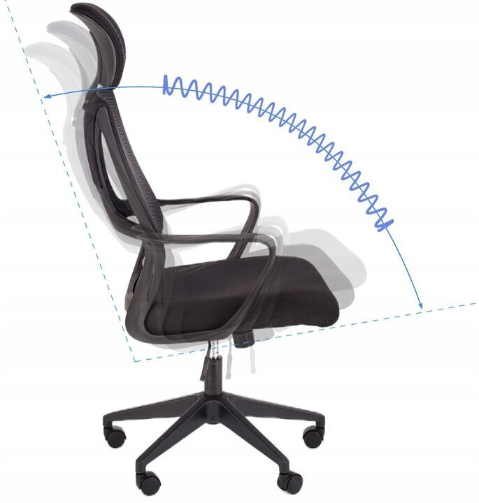 Biroja krēsls Halmar Valdez, melns cena un informācija | Biroja krēsli | 220.lv