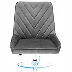 Biroja krēsls Halmar Rico, pelēks cena un informācija | Biroja krēsli | 220.lv