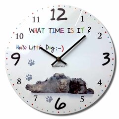 Настенные часы с принтом - привет, щенки цена и информация | Часы | 220.lv