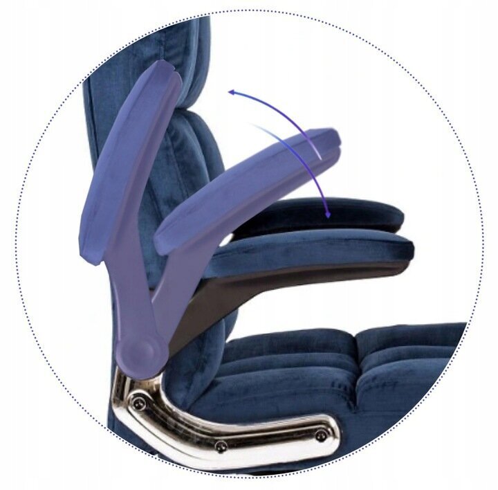 Biroja krēsls Mebel Elite, Londona, zils cena un informācija | Biroja krēsli | 220.lv