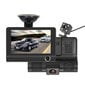 Car Dash Cam DVR-04 4,0 inches + rear camera cena un informācija | Auto video reģistratori | 220.lv