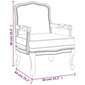 vidaXL atpūtas krēsls, tumši pelēks, 64x64x90 cm, samts цена и информация | Atpūtas krēsli | 220.lv