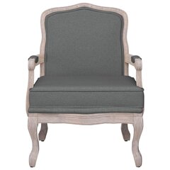 vidaXL atpūtas krēsls, tumši pelēks, 64x64x90 cm, audums cena un informācija | Atpūtas krēsli | 220.lv
