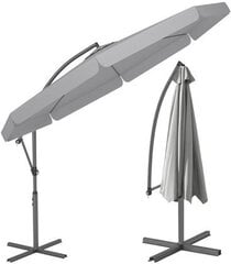 Зонт Funfit Garden, серый цвет цена и информация | Зонты, маркизы, стойки | 220.lv