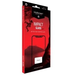 MS ImpactGLASS Edge 3D iPhone 7|8 Plus czarny|black Antyuderzeniowe szkło hybrydowe na cały ekran 8H цена и информация | Защитные пленки для телефонов | 220.lv