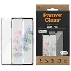 PanzerGlass Ultra-Wide Fit Pixel 7 Screen Protection Antibacterial czarny|black 4772 цена и информация | Защитные пленки для телефонов | 220.lv